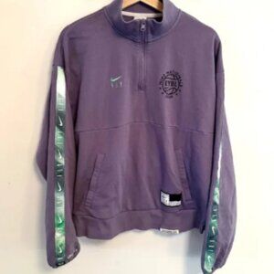 Nike EYBL Basketball Women’s Swoosh Fly Dri-FIT Pullover 1/4-Zip Top – XL TALL
